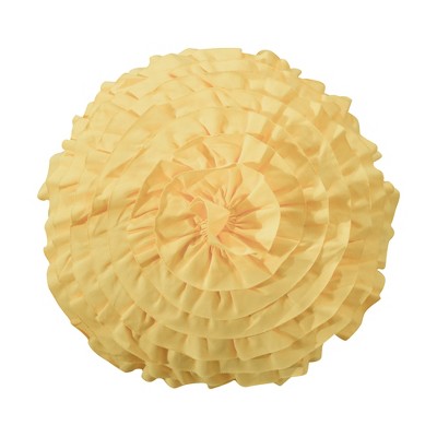 Palisades Ruffles Decorative Pillow Yellow - Levtex Home -