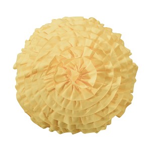 Palisades Ruffles Decorative Pillow Yellow - Levtex Home - - 1 of 3