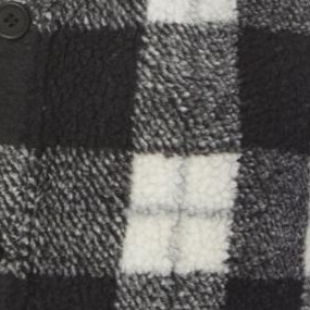 black ivory plaid