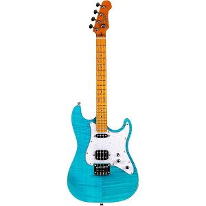 Flight Pathfinder Solid Body Baritone Electric Ukulele Ocean Blue - 1 of 4