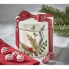 tagltd Mistletoe & Holly Decorative Candy Jar - 20oz Ceramic Canister for Winter, Dishwasher Safe, 5.25" H x 4.7" Dia - 2 of 2