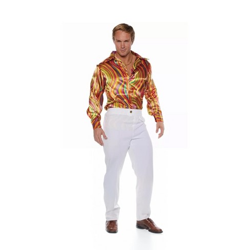 Underwraps Swirls Costume Disco Shirt X large Target