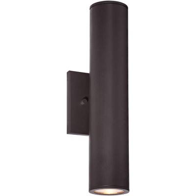 Minka Lavery Modern Outdoor Wall Light Fixture Dorian Bronze LED Dark Sky 14 1/2" for Post Exterior Barn Deck Porch Yard Patio