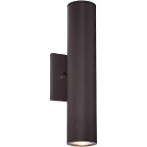 Minka Lavery Modern Outdoor Wall Light Fixture Dorian Bronze LED Dark Sky 14 1/2" for Post Exterior Barn Deck Porch Yard Patio - 1 of 3