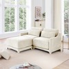VASIP Chenille Sofa with Lumbar Pillows - Ergonomic, Wood Frame, Plush Sponge - Easy Assembly, Elegant Armrests - 2 of 4