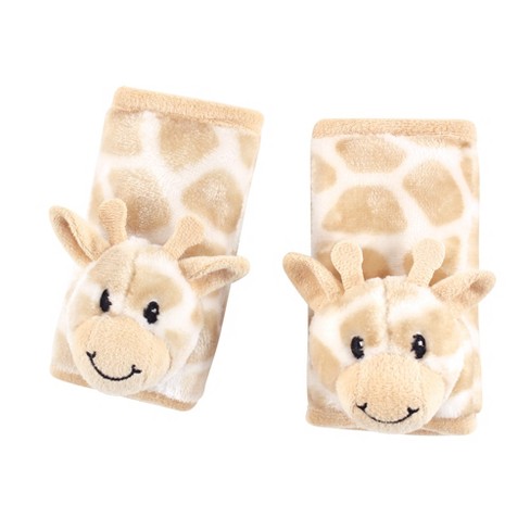 Hudson Baby Infant Unisex Plush Bathrobe And Toy Set, Giraffe, One Size
