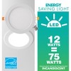 Simply Conserve 6 in. Slim Downlight CCT Selectable LED Recessed Downlight with Remote J-Box - 4 of 4