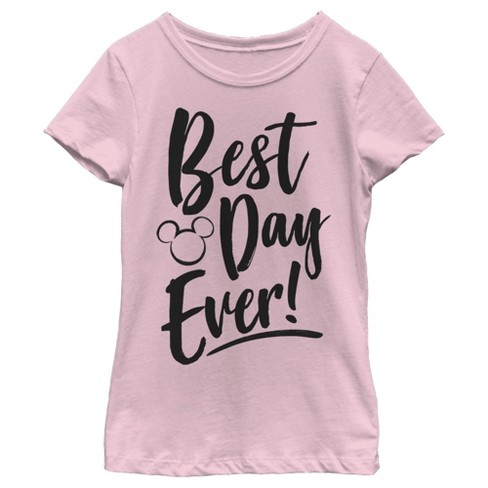 Disney Mickey Mouse Best Day Ever Toddler Youth Juvy Kids T-Shirt 