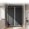 VIPEK V11C Portable Closets Rolling Clothes Rack Wardrobe Black Metal Clothing Rack with Black Oxford Fabric Cover - image 3 of 4