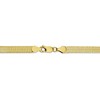 Black Bow Jewelry 5mm 10k Yellow Gold Solid Herringbone Chain Bracelet - 3 of 4