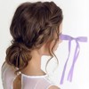 Unique Bargains Fashion Double Bow Hair Clips 1 Pc - 2 of 4