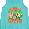 - SpongeBob SquarePants - Creatures Of The Deep Graphic Sleeveless Aline Dress - 2 of 4