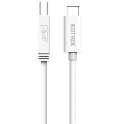 Kanex USB-C to Standard-B Printer Cable 4 Feet - White