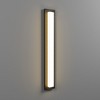 LamQee Modern Linear Outdoor Wall Lights Exterior Lighting Fixtures Outdoor Wall Sconces Wall Mount Lights With Acrylic Shade - 2 of 4