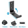 Unique Bargains Aluminum Alloy Round-Headed Folding Coat Hooks - 4 of 4