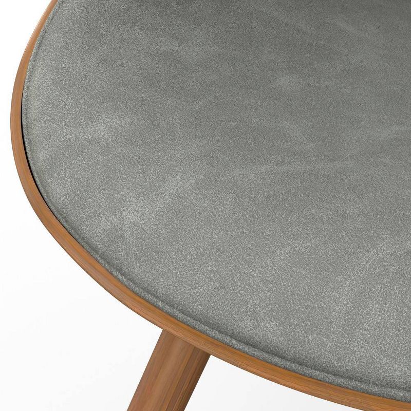 Malone Bentwood Dining Chair with Wood Back Distressed Gray - WyndenHall, 2 of 10