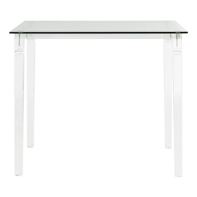 Amelie Acrylic Side Table Clear - Safavieh