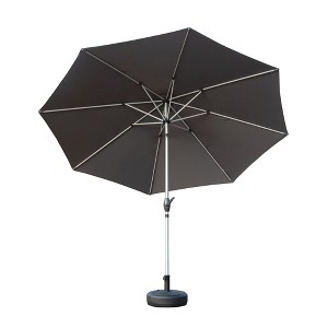 CLIHOME 10FT Outdoor Patio Umbrella with Push Button Tilt and Crank,UV Protection Waterproof Sun Umbrella(Base Not Included) - 1 of 4