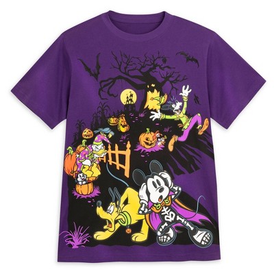 Men's Mickey Mouse & Friends Halloween Tie-Dye Short Sleeve Graphic T-Shirt - Disney Store