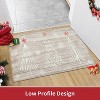 Red Christmas Floor Mats Kitchen Mat Room Accessory Indoor Christmas Printed Area Rugs for Living Room Bedroom Foldable Low Pile Non - 4 of 4