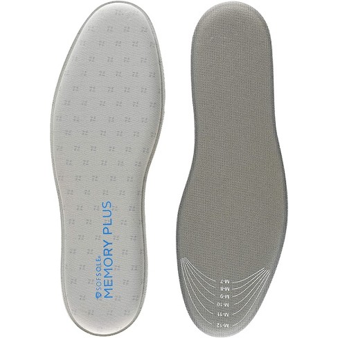 Sof Sole Memory Plus Full Length Shoe Insoles : Target