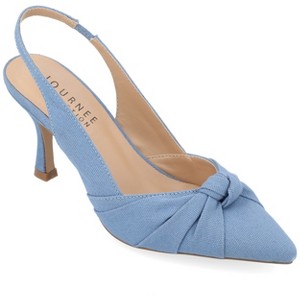 Journee Collection Womens Bahar Sling Back Pointed Toe Pumps - 1 of 4