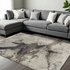 Taupe Brown And Black Abstract Area Rug - 2 of 4