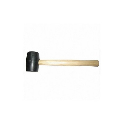 Westward  Rubber Mallet,Hickory,32 Oz 6DWK9