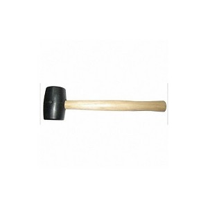 Westward  Rubber Mallet,Hickory,32 Oz 6DWK9 - 1 of 2