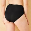 Women's Shirred High Waist Full Coverage Bikini Bottom - Shade & Shore™ - 2 of 4