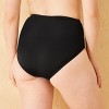 Women's Shirred High Waist Full Coverage Bikini Bottom - Shade & Shore™ - image 2 of 4