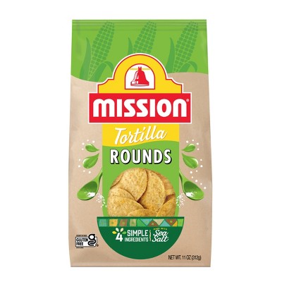 Mission Round Yellow Corn Tortilla Chips - 11oz