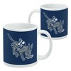 Mines Primary Logo Ceramic Coffee Mug Novelty Gift Mugs for Coffee Tea and Hot Drinks 11oz White - 2 of 4