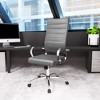 LeisureMod Benmar Modern High Back Leather Office Chair - 2 of 4
