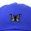 Dalix Butterfly Embroidered Cap Cotton Baseball Hat Garden Womens - 2 of 4