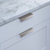Sumner Street Home Hardware 10pk Martin 3" Satin Nickel Finger Pulls: Zinc Cabinet Knobs, Drawer Pulls, 3 Inch Door Handle - 4 of 4