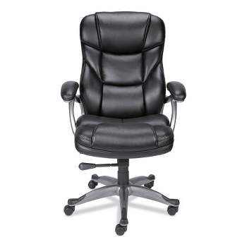 Alera Alera Birns Series High-Back Task Chair, Supports Up to 250 lb, 18.11" to 22.05" Seat Height, Black Seat/Back, Chrome Base