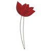 Evideco French Home Goods Magnetic Tulip Curtain Tieback – Elegant Resin Design with Strong Magnet - 2 of 4