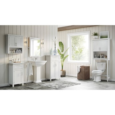 Somerset Bathroom Storage Cabinet White - Riverridge Home : Target