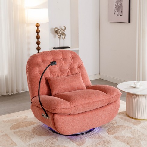 Modern velvet recliner discount chair