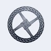Slickblue Celtic Metal Wall Art – 12" Round Hanging Decor in 8 Irish Designs & 4 Finish Options for Home - 3 of 4