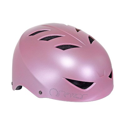 Razor 97863 V-12 Adult One Size Safety Multi Sport Bicycle Helmet with 12 Cooling Vents, Adjustable Strap, and Padding, Satin Pink Quartz