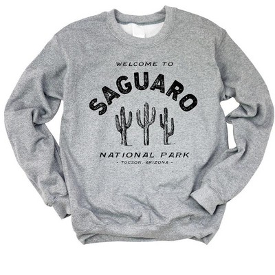 Simply Sage Market Women's Graphic Sweatshirt Vintage Saguaro National Park