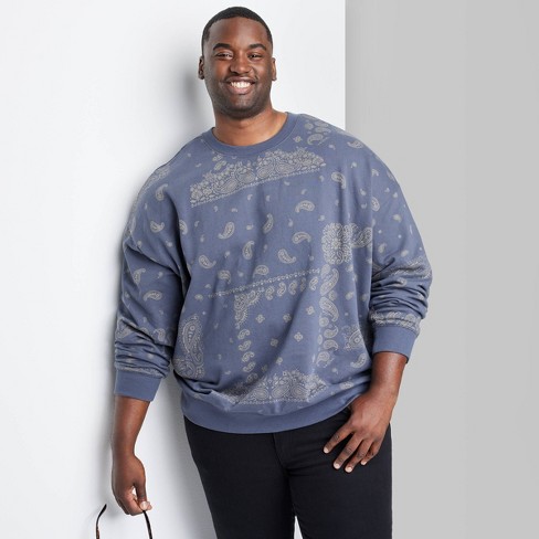 Men's Big & Tall Fleece Graphic Crewneck Pullover Sweatshirt - Original  Use™ Gray 5xl : Target