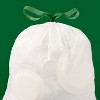 Holiday Drawstring Trash Bags - Winter Pine Scent - 13 Gallon - 25ct - up&up™ - 2 of 3
