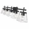 Lauren 5-Light Modern Vanity Wall Light - Steel, Dimmable, Damp Rated, 39" Wide - 3 of 4