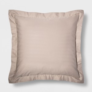 Pebble Damask Stripe Pillow Sham (Euro) - Fieldcrest
