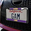 LSU Alumni Logo Full Size Standard License Plate Metal Frame - 3 of 4