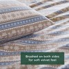 Sapphtopaz Twin/Full Comforter Set with 1 Flat Sheet,1 Fitted Sheet,1/2 Pillowcase,Blue Snowflake Bed Set for All Seasons,Machine Washable - 2 of 4