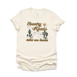 Simply Sage Market Women's Country Roads Desert Short Sleeve Tee - 1 of 2